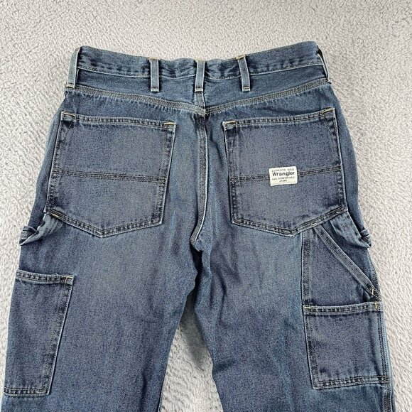 Wrangler Carpenter Jeans Mens 32x30 70LGWDS Denim Workwear - Picture 9 of 9